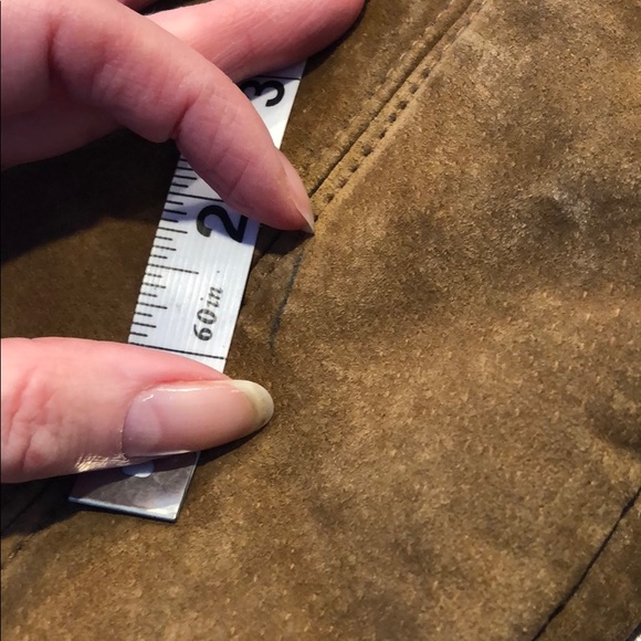 Black Rivet Brown and Tan Suede Jacket M - Picture 9 of 16